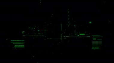 Soyut arka plan uçuş geçiş teknolojisi elementi 