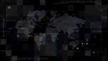 Video Kaplaması teknolojisi soyut arkaplan