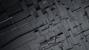 3D Yapılandırma Soyut Arkaplan Teknolojisi Teknolojik fütüristik kavram için temel biçim çokgeni