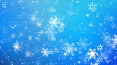 Kar animasyon videosu şablonu örtüyor. Güzel yağan kar, bir kış gecesinde pırıl pırıl parlayan kar, Noel 'i ve yeni yılı kutluyor.