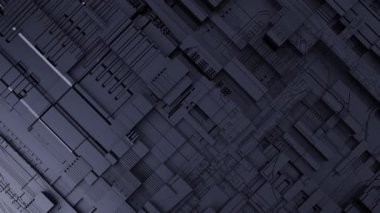 3D Yapılandırma Soyut Arkaplan Teknolojisi Teknolojik fütüristik kavram için temel biçim çokgeni