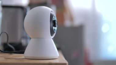 Wifi Ip kamera CCTV. Dijital gözetleme ve akıllı ev konsepti