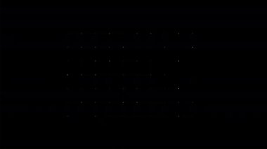 Universal Technology Line ve çerçeve videosu Futuristik HUD baş görüntü arayüzü şablonunu temel geometri çizgisi elemanıyla örtüyor. Görüntü şablonu geniş ekran görünüm oranı