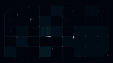 Dijital siber fütüristik teknoloji biçimi çizgisi ve çerçeve tasarımı element çizimi