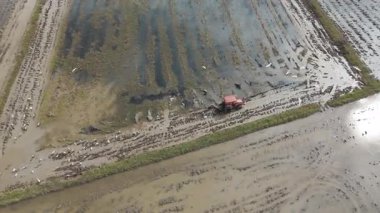 Çoklu otoyolların ulaşım kavramı için buluştuğu karmaşık bir köprü kavşağının hava görüntüsü.