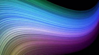 Soyut arkaplan video şablonu temel geometri şekli ve dinamik ışık parıltısı animasyonu ile fütürist hareket grafikleri konsepti için gradyan arka planda lens bulanıklığı efektleri örtüyor