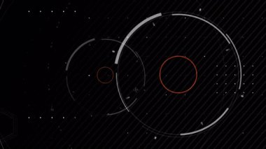 Dinamik video şablonu giriş video geçiş, açıcılar ya da başlıklar için şablon oluşturur. Soyut arkaplan dijital hareket grafikleri