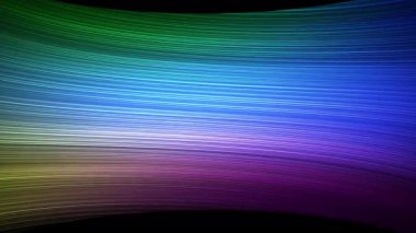 Soyut arkaplan eğimli ışık çizgileri canlı gradyan renklerde hareket arkaplanı için geleceksel bir tünel efekti oluşturur müzik görselleri veya teknik sunumlar için