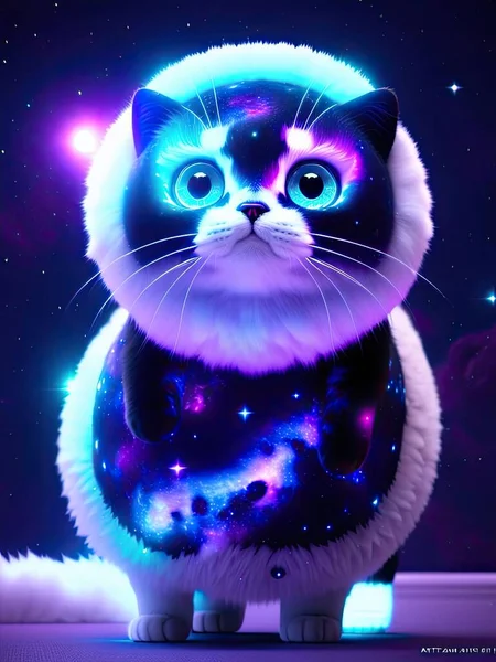 A cat in space. Space Cat