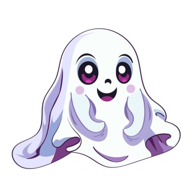 Çizgi film tarzında sevimli bir hayalet..