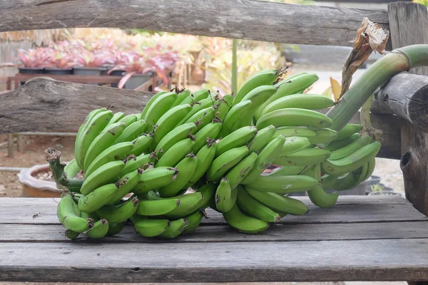 Green Raw banana ,organic raw food.