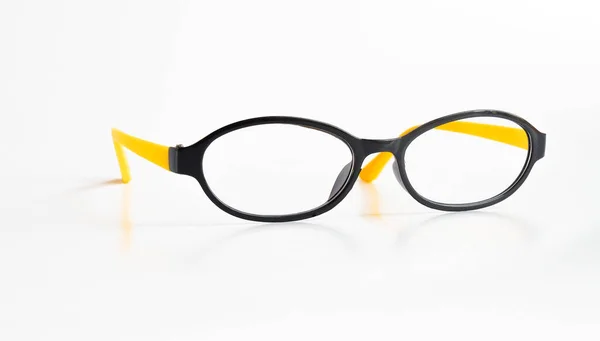 Trendy Stylish Eyeglasses White Background — Stock Photo, Image