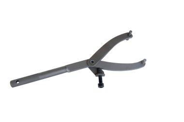 Mekanik araç için ayarlanabilir İngiliz anahtarı.