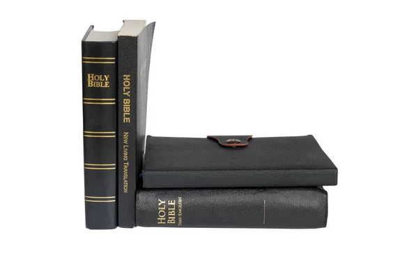Βιβλία Της Βίβλου Για Λευκό Μονοπάτι Clipping — Φωτογραφία Αρχείου