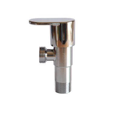 Arka planda krom su musluğu.