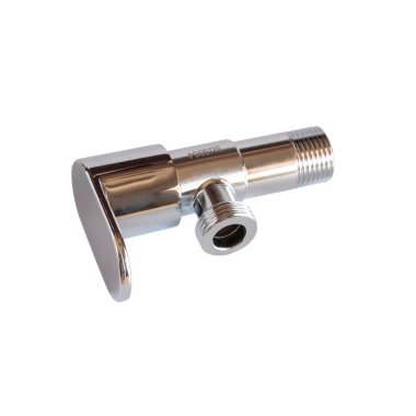 Arka planda krom su musluğu.