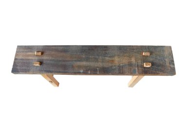 Antika tabureler, beyaz arka planda dört ayaklı sandalye..