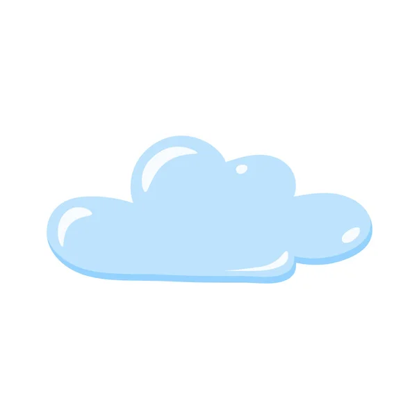 Σύννεφο Κινουμένων Σχεδίων Φωτεινός Ουρανός Σύννεφο Φυσαλίδων Πρότυπο Σύννεφο — Διανυσματικό Αρχείο