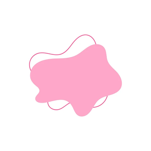 Sıvı Şekiller Şablonları Logo Tasarımları Konuşma Baloncukları Metin Baloncukları Yarı — Stok Vektör
