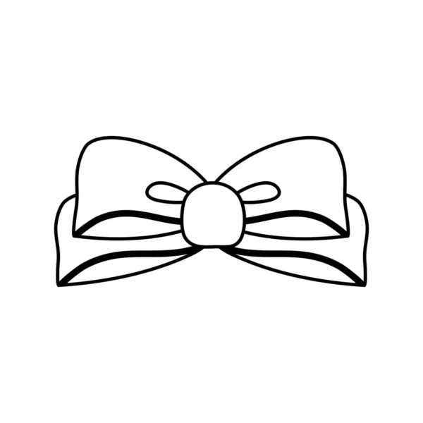 Ribbon Gift Ribbon Bow — Stock Vector
