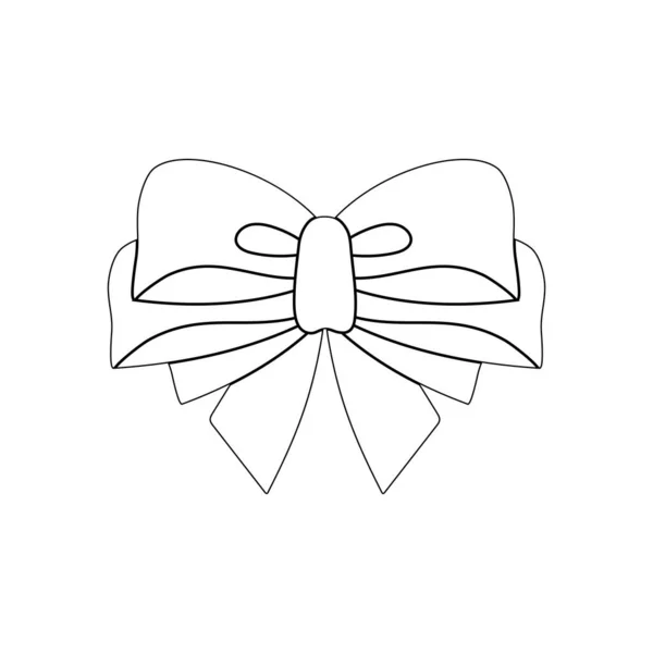 Ruban Ruban Cadeau Noeud — Image vectorielle