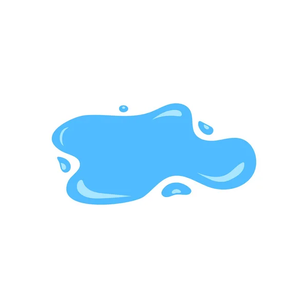 Waterstroom Waterdruppel Vloeistof Melkdruppel Melk Inschenken — Stockvector
