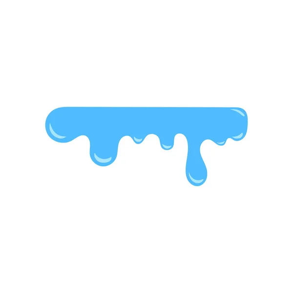 Water Flow Water Drop Liquid Milk Drip Pouring Milk — Stock Vector