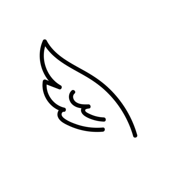 天使の羽天使平和自由 — ストックベクタ