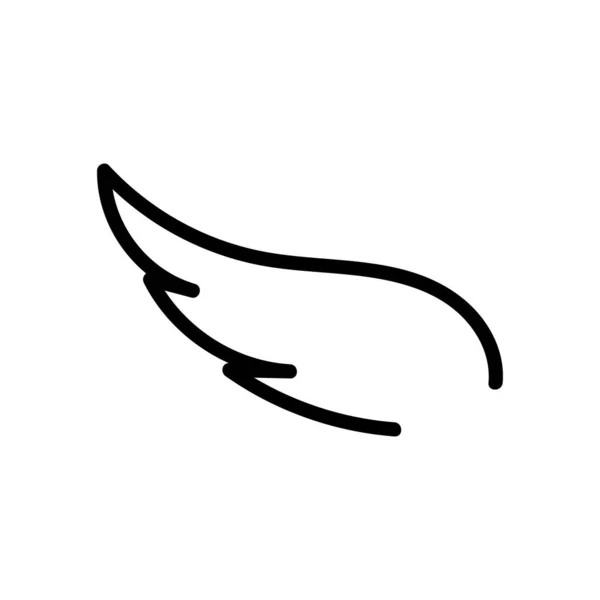 Angyal Szárny Angyal Béke Szabadság — Stock Vector