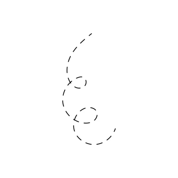 Ручні Намальовані Лінії Лінія Каракулі Крива Спіральна Лінія — стоковий вектор