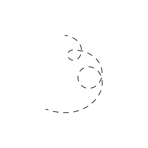 Ručně Kreslené Čáry Čára Čmáranice Křivka Spirální Čára — Stockový vektor