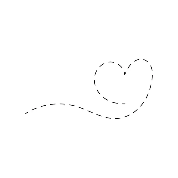 Lignes Dessinées Main Ligne Doodle Courbe Ligne Spirale — Image vectorielle
