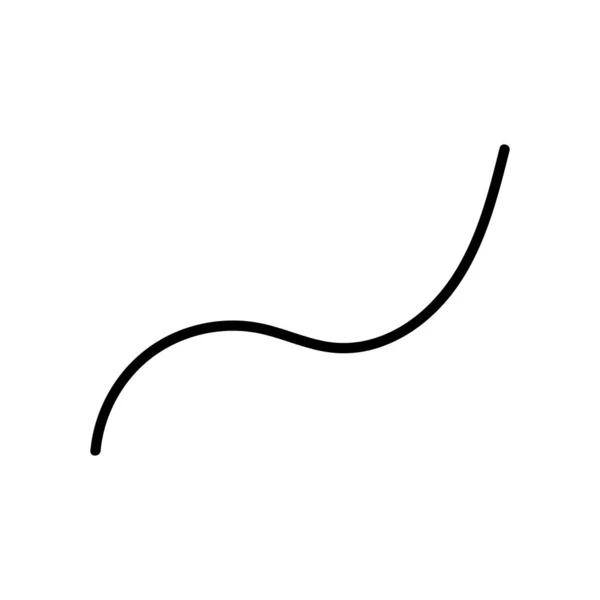 Líneas Dibujadas Mano Línea Doodle Curva Línea Espiral — Archivo Imágenes Vectoriales