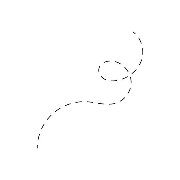Linhas Desenhadas Mão Doodle Linha Curva Linha Espiral — Vetor de Stock