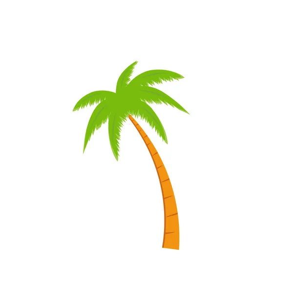 Beach Coconut Tree Seaside Palm Tree Coconut Tree Island Palm — Vetor de Stock
