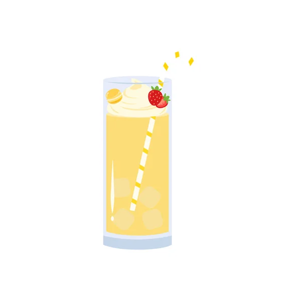 Cocktails Beverage Bars Ice Cream Soft Cream Fruit Juices — Stockvektor