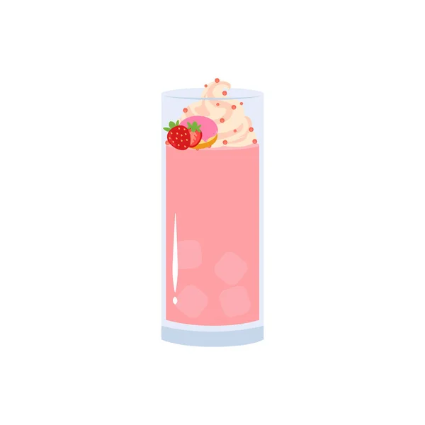 Cocktails Bars Boissons Crème Glacée Crème Molle Jus Fruits — Image vectorielle