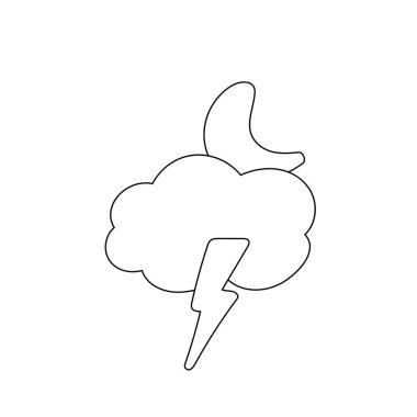 Hava durumu ikonu güneş yağmuru çiğ taneleri kar bulutu gece gökyüzü tahmini