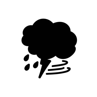 Hava durumu ikonu güneş yağmuru çiğ taneleri kar bulutu gece gökyüzü tahmini