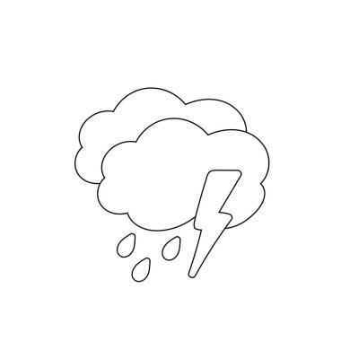 Hava durumu ikonu güneş yağmuru çiğ taneleri kar bulutu gece gökyüzü tahmini