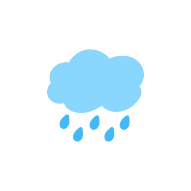 Hava durumu ikonu güneş yağmuru çiğ taneleri kar bulutu gece gökyüzü tahmini