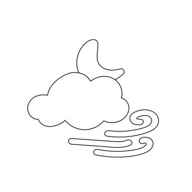 Hava durumu ikonu güneş yağmuru çiğ taneleri kar bulutu gece gökyüzü tahmini