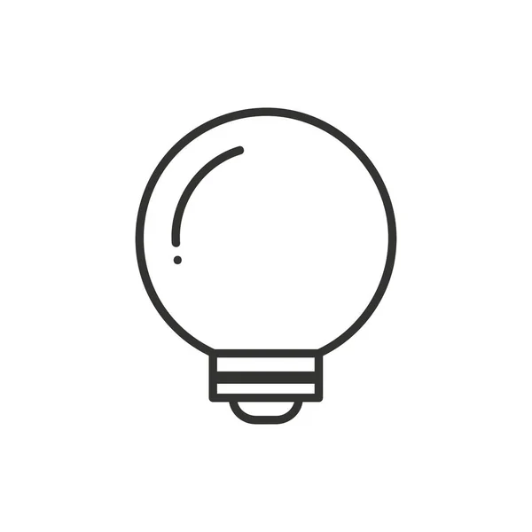 Лампочка Полна Идей Креативного Мышления Аналитического Мышления Обработки Вектор Значка — стоковый вектор