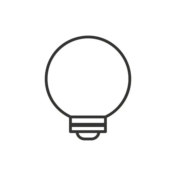 Лампочка Полна Идей Креативного Мышления Аналитического Мышления Обработки Вектор Значка — стоковый вектор