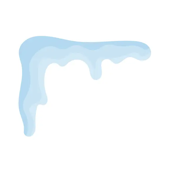 冬季背景上的雪元素向量为您的设计创建了卡通图案 雪花飘扬 雪花飘扬 流动的水 流动的 流动的 — 图库矢量图片