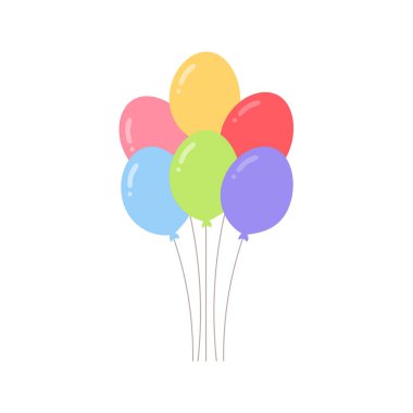 Renkli şeffaf parti baloları partilerde ve toplantılarda harika bir süslemedir..