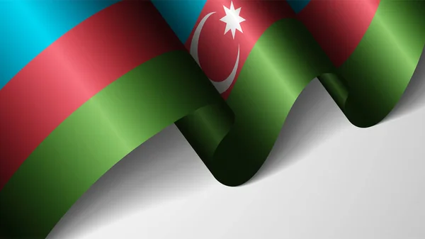 Eps10 Vector Patriotic Background Flag Azerbaijan 당신이만들고 사용에 영향의 — 스톡 벡터