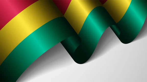 Eps10 Vector Patriotyczne Pochodzenie Flagą Gwinei Element Wpływu Wykorzystanie Które — Wektor stockowy
