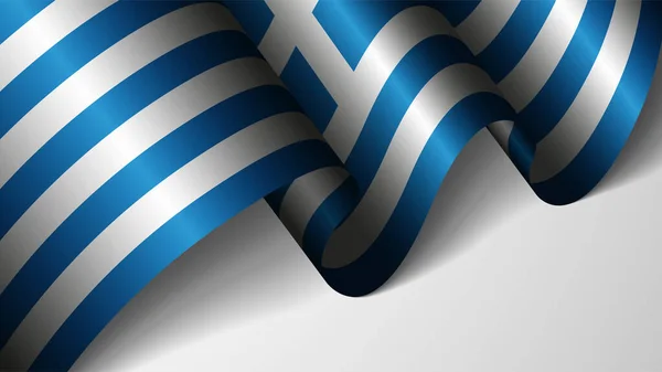 Eps10 Vector Patriotic Background Flag Greece Елемент Впливу Використання Який — стоковий вектор