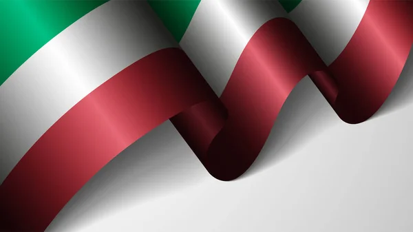 Eps10 Vector Patriottische Achtergrond Met Vlag Van Italië Een Element — Stockvector